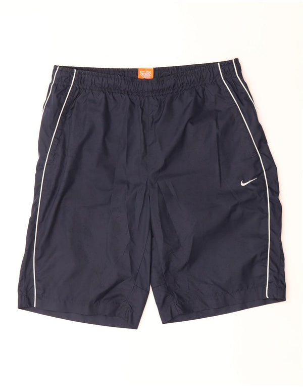 Ανδρικό αθλητικό σορτς Nike από μεσαίο μπλε ναυτικό πολυεστέρα