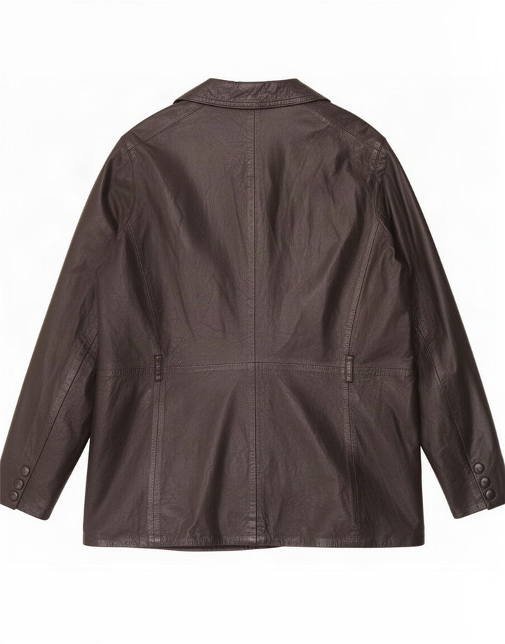 Maxime Γυναικείο Δερμάτινο Μπουφάν UK 14 Medium Μαύρο