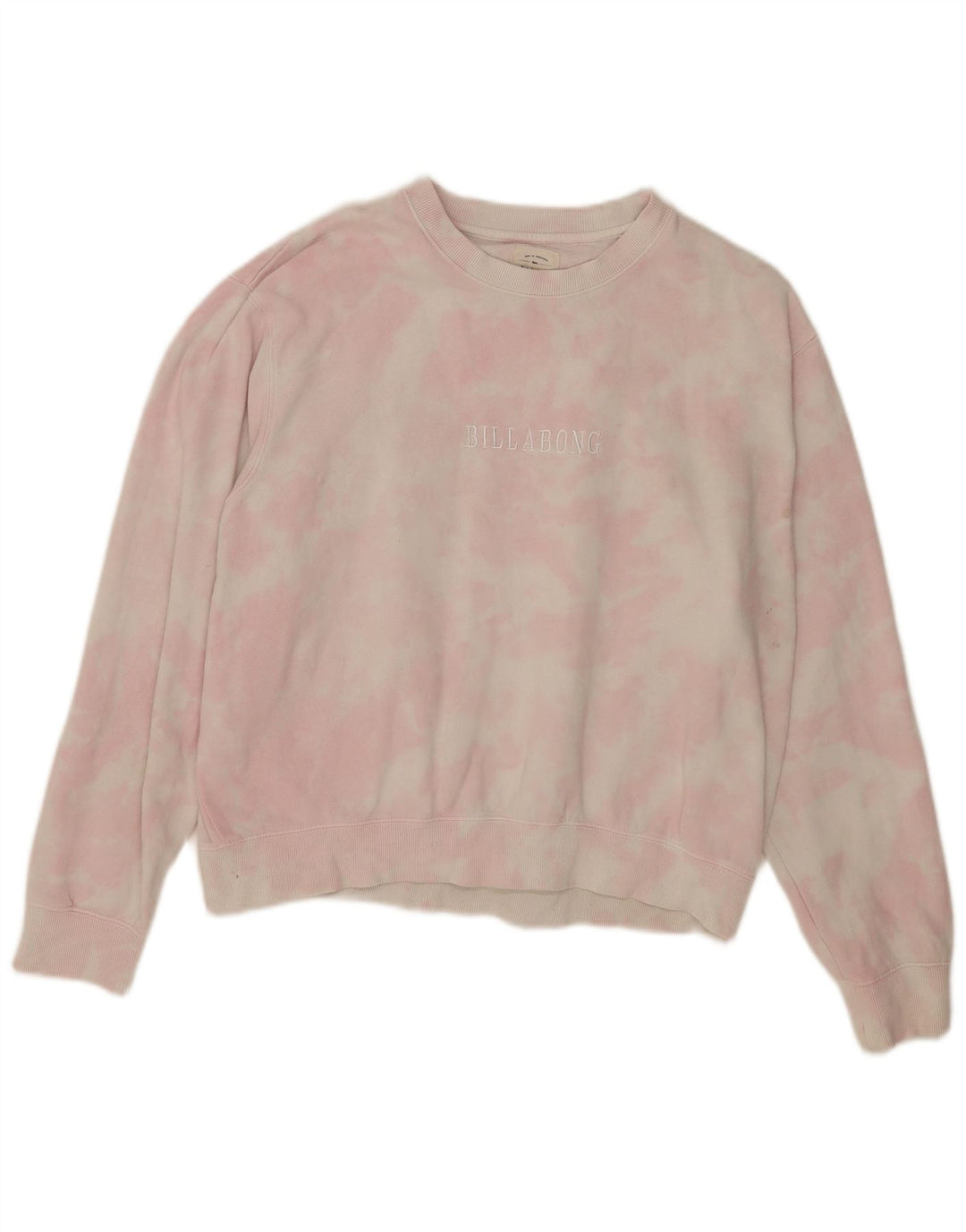 Γυναικείο γραφικό φούτερ Billabong Jumper UK 14 Medium Pink Tie Dye