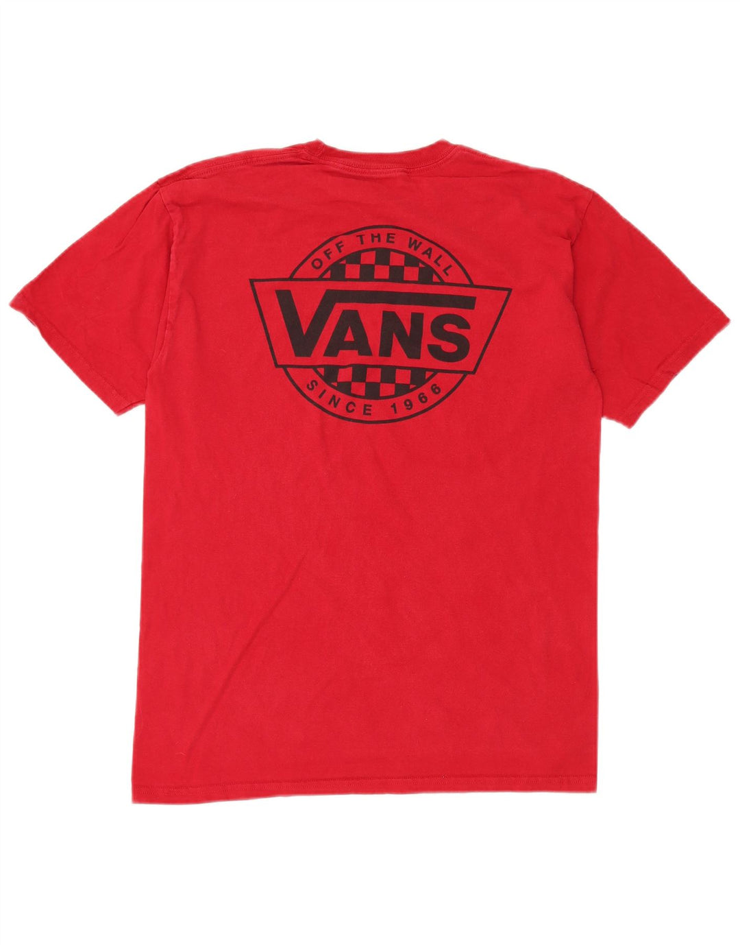 Ανδρικό γραφικό T-Shirt VANS Top Μεσαίο κόκκινο βαμβακερό