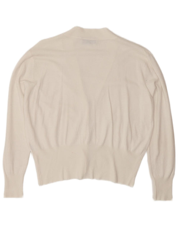 Zara Γυναικείο πουλόβερ UK 14 Medium White