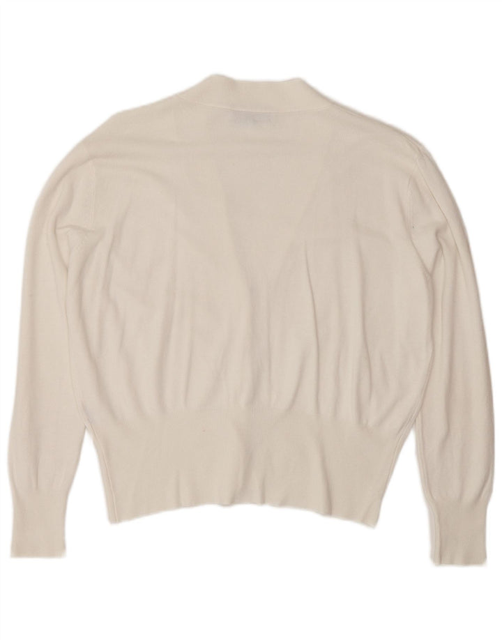 Zara Γυναικείο πουλόβερ UK 14 Medium White