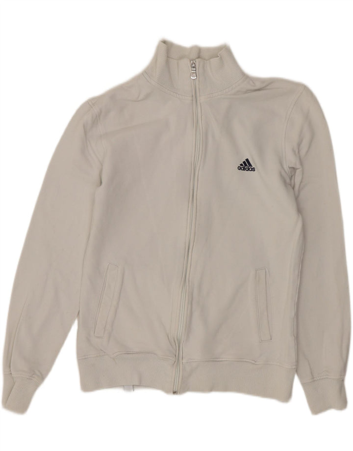 Ανδρική φόρμα ADIDAS Top Jacket UK 36/38 Μικρό λευκό βαμβακερό