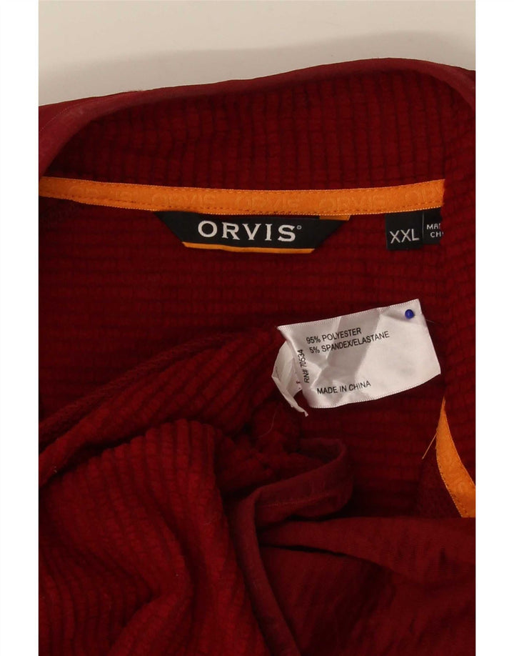 Ανδρική φόρμα Orvis Top Jacket 2XL Μπορντό Πολυεστέρας