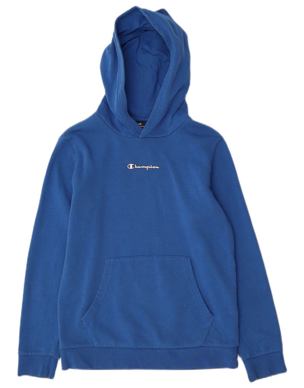 Champion Boys Hoodie Jumper 13-14 Years XL Blue