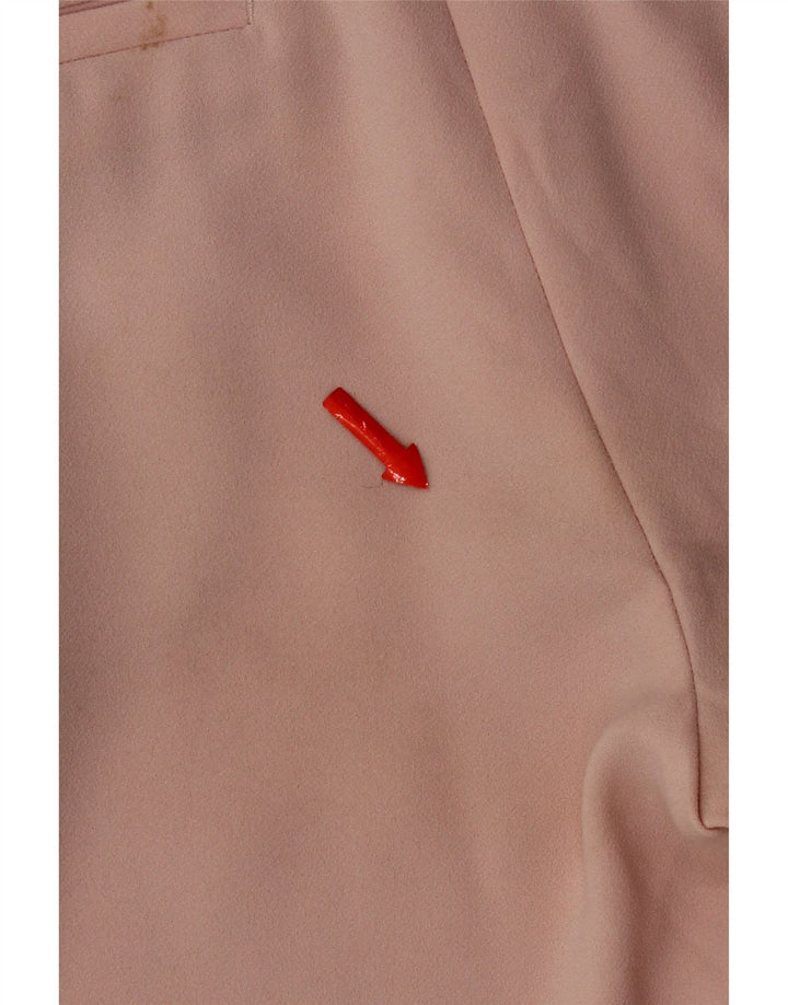 Zara Γυναικείο Slim παντελόνι Chino Small W27 L26 Pink Polyester
