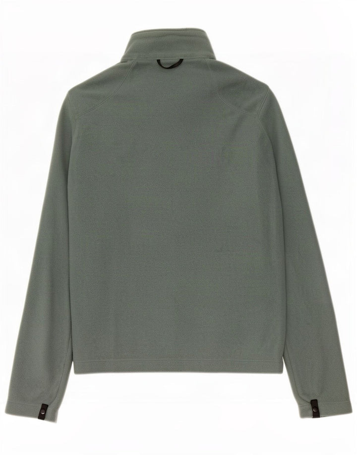 The North Face Womens Liner Fleece Jacket UK 14 Medium Green Polyester