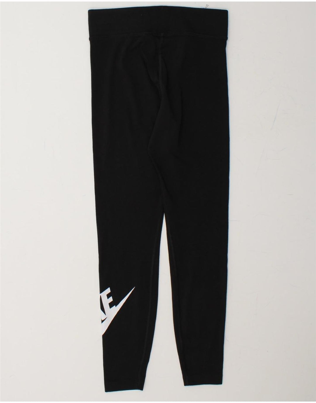 NIKE Womens Graphic Leggings UK 10 Small  Black Cotton Vintage Nike and Second-Hand Nike from Messina Hembry 
