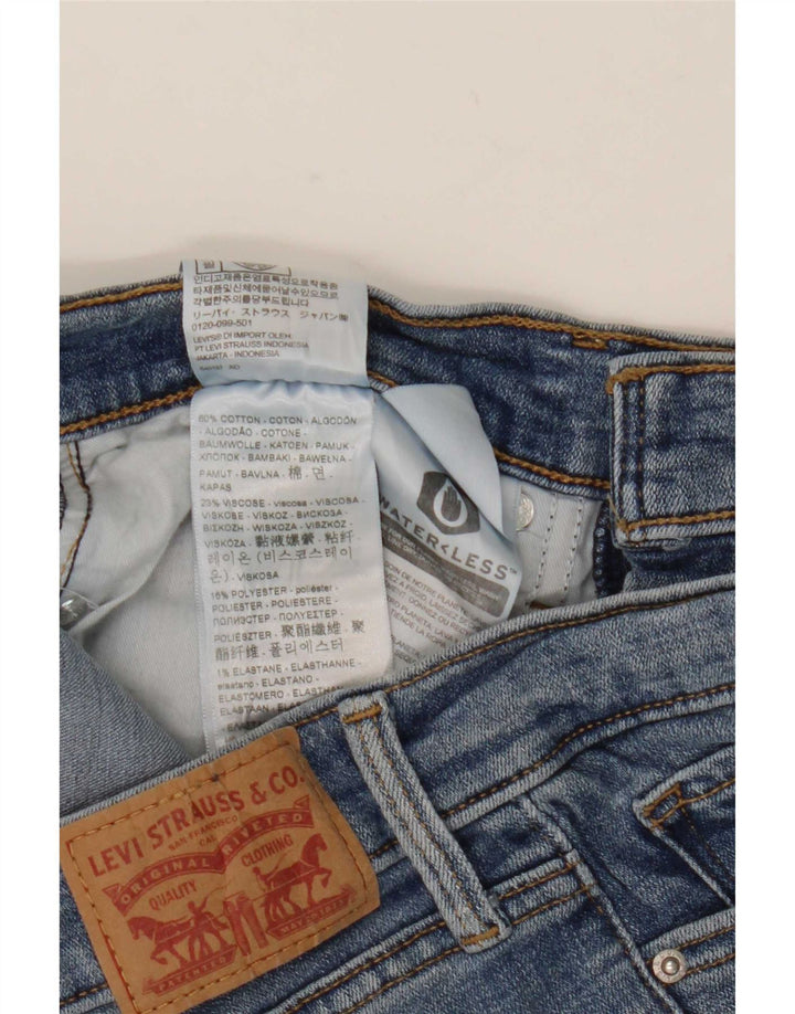 Levi's Womens 314 Shaping Straight Jeans W28 L27 Μπλε βαμβακερό
