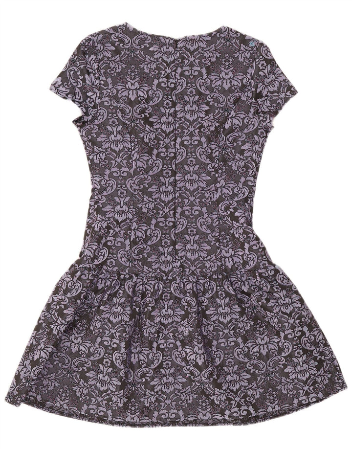 Γυναικείο φόρεμα Monsoon A-Line UK 10 Small Grey Paisley Polyester