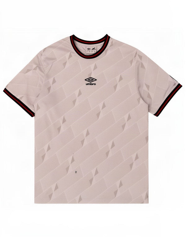 Ανδρικό T-Shirt Umbro Top Medium White Geometric Polyester