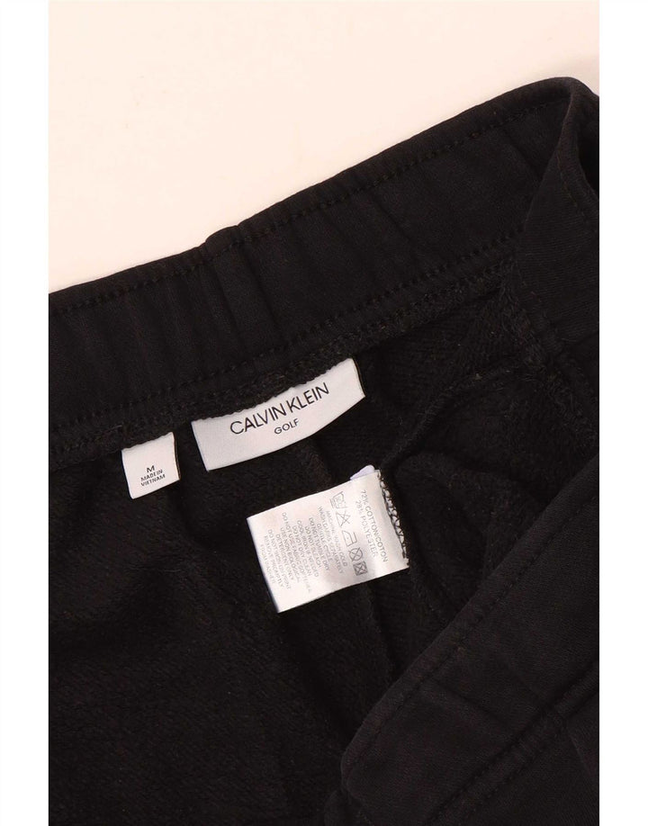 Calvin Klein Ανδρική φόρμα γκολφ Παντελόνι Joggers Μεσαίο μαύρο βαμβακερό