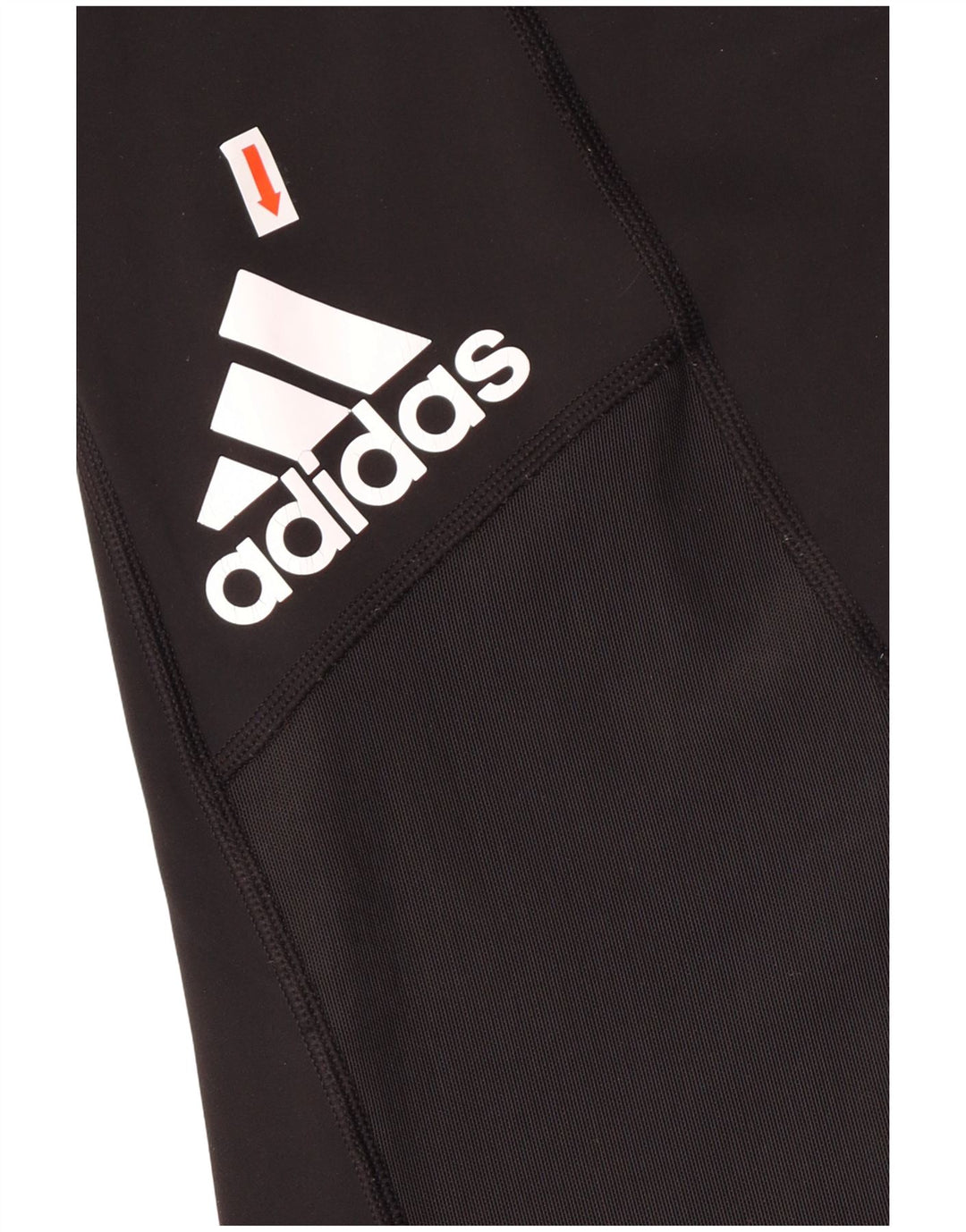 Adidas Womens Tech Fit Graphic κολάν UK 12/14 Medium Black