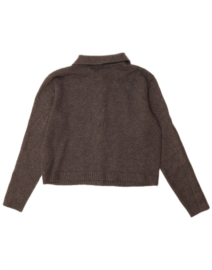 Marks & Spencer Γυναικεία ζακέτα πουλόβερ UK 10 Small Grey Polyester