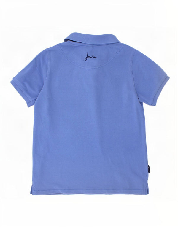 Joules Boys Polo πουκάμισο 7-8 ετών Μπλε βαμβακερό