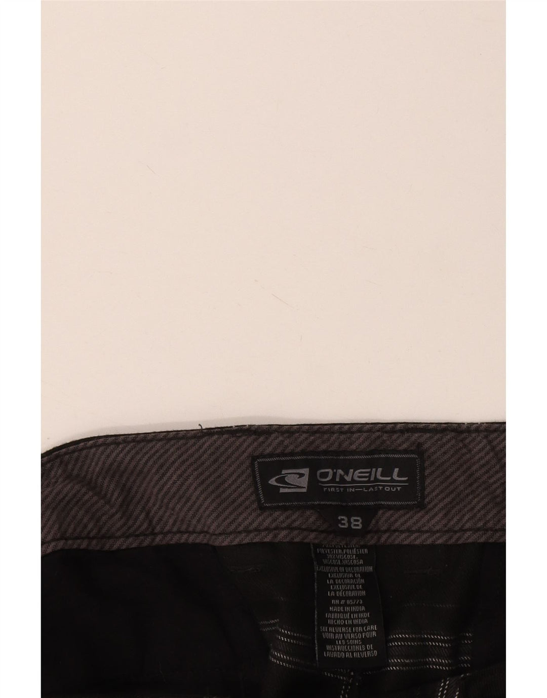 O'Neill Ανδρικό σορτς Chino W38 XL Μαύρο Check Polyester