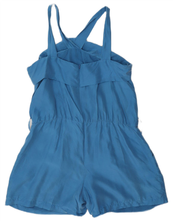 Reiss Γυναικείο Playsuit UK 12 Medium Blue Silk