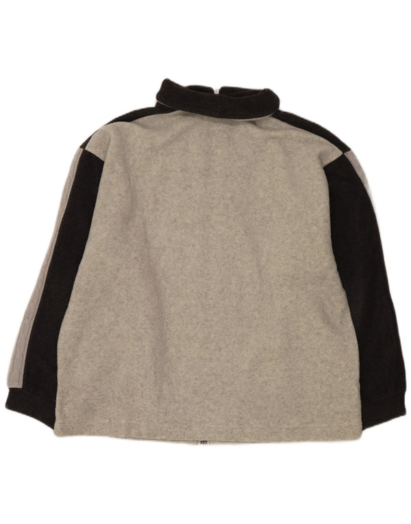 Greenstone Park Ανδρικό πλεκτό Fleece Jacket UK 44 2XL Grey Colourblock