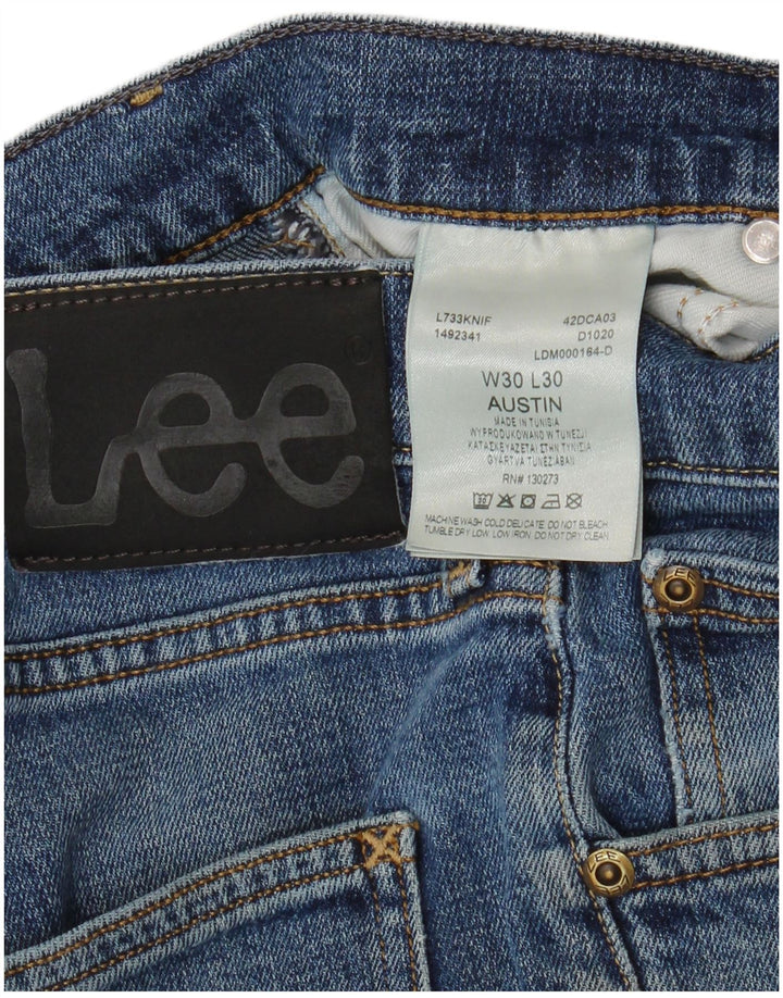 LEE Ανδρικό Austin Slim Jeans W30 L30 Blue Cotton