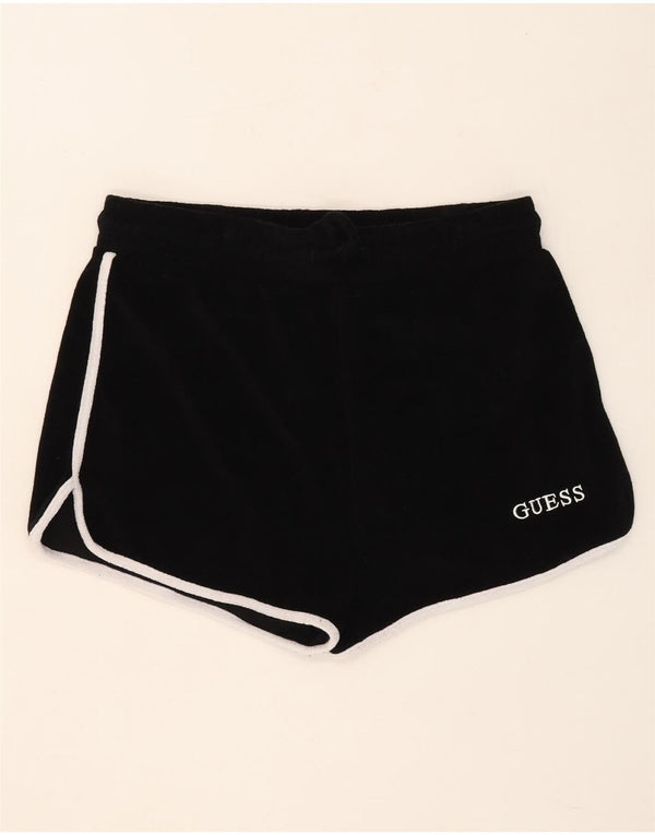 Γυναικείο αθλητικό σορτς Guess UK 14 μεγάλο μαύρο βαμβακερό