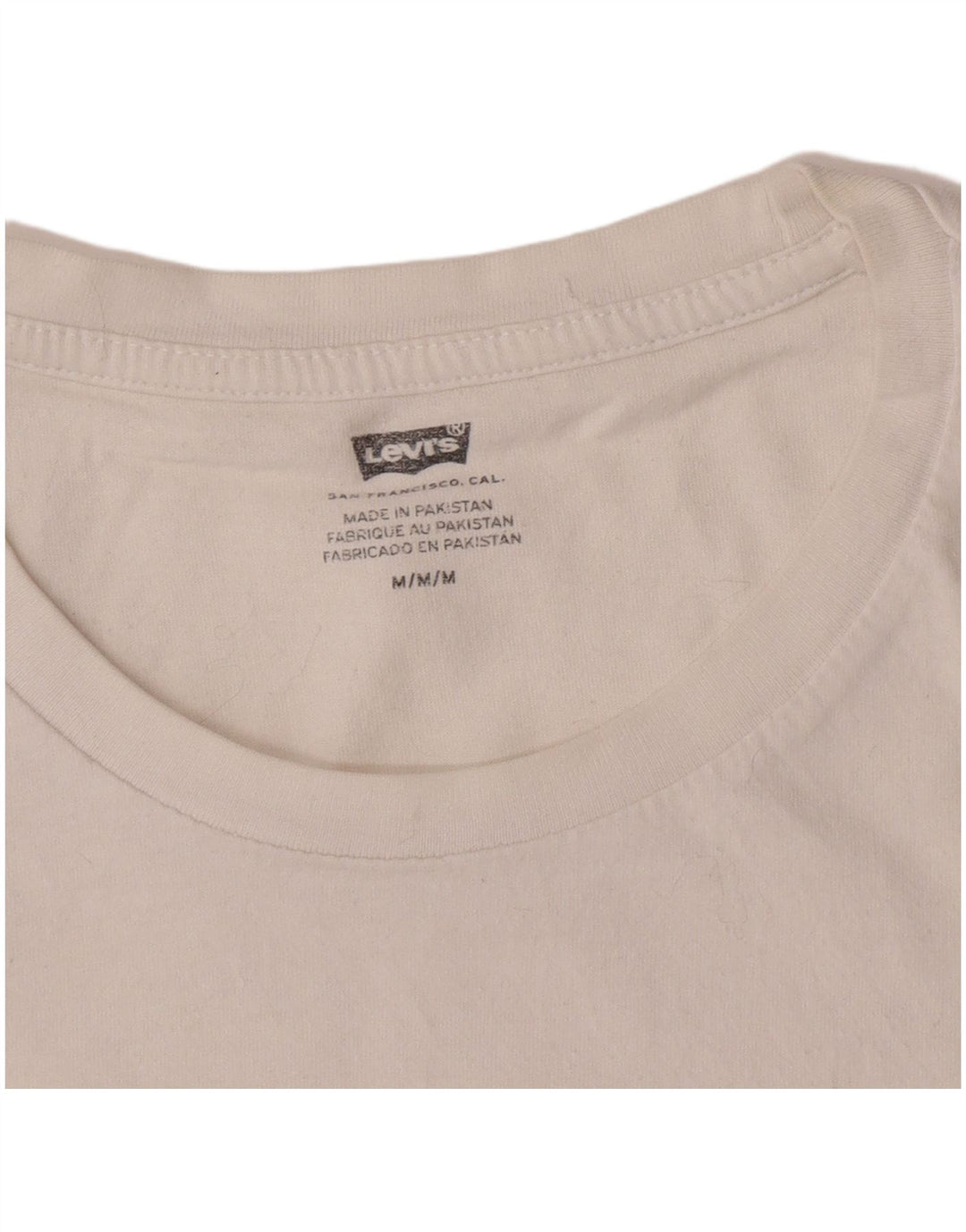 Ανδρικό γραφικό T-shirt Levi's Top Medium White