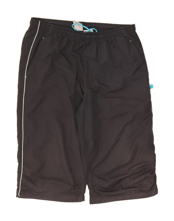 LOTTO Mens Bermuda Sport Shorts Medium  Navy Blue Polyester Vintage Lotto and Second-Hand Lotto from Messina Hembry 