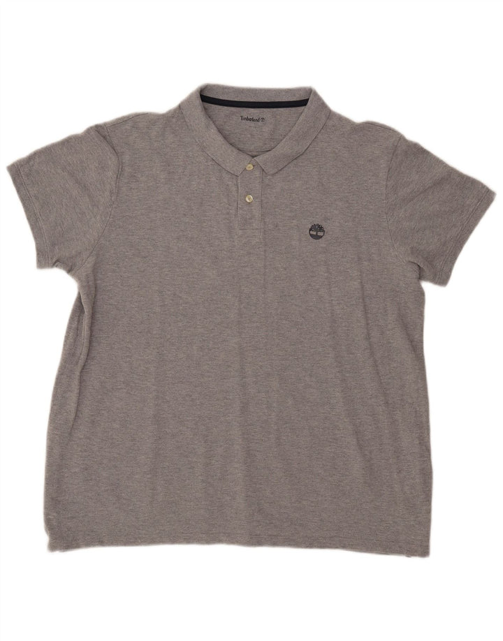 Ανδρικό μπλουζάκι Timberland Polo XL Γκρι βαμβακερό