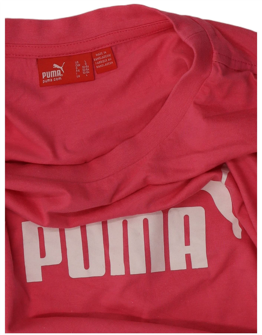 Ανδρικό γραφικό μπλουζάκι Puma Top μεγάλο ροζ
