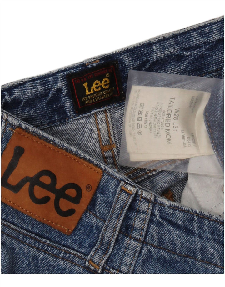 LEE Γυναικείο Mom Tapered Jeans W28 L31 Μπλε βαμβακερό