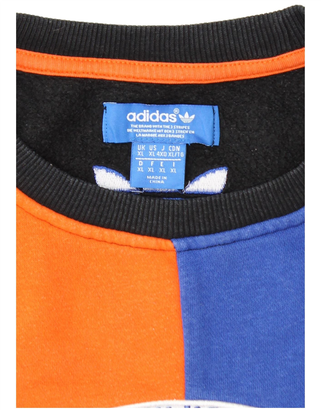 Ανδρικό φούτερ ADIDAS New York Knicks Jumper XL Πολύχρωμο Colourblock