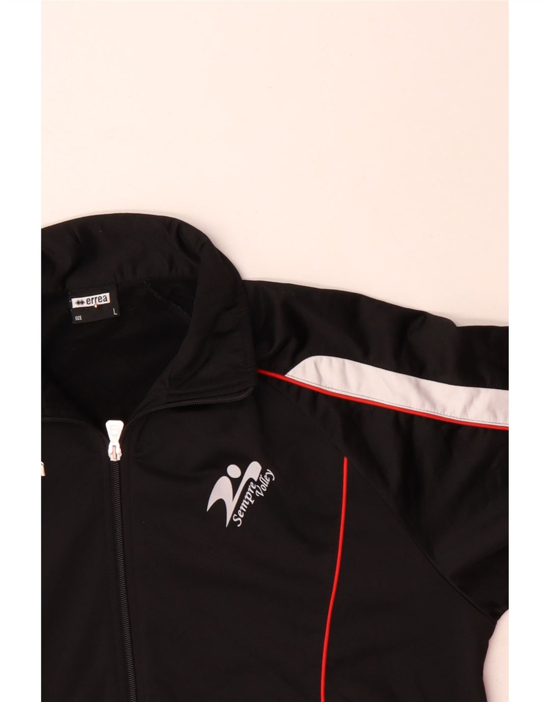 ERREA Ανδρική φόρμα φόρμας γραφικών Top Jacket Large Black Colourblock Polyester