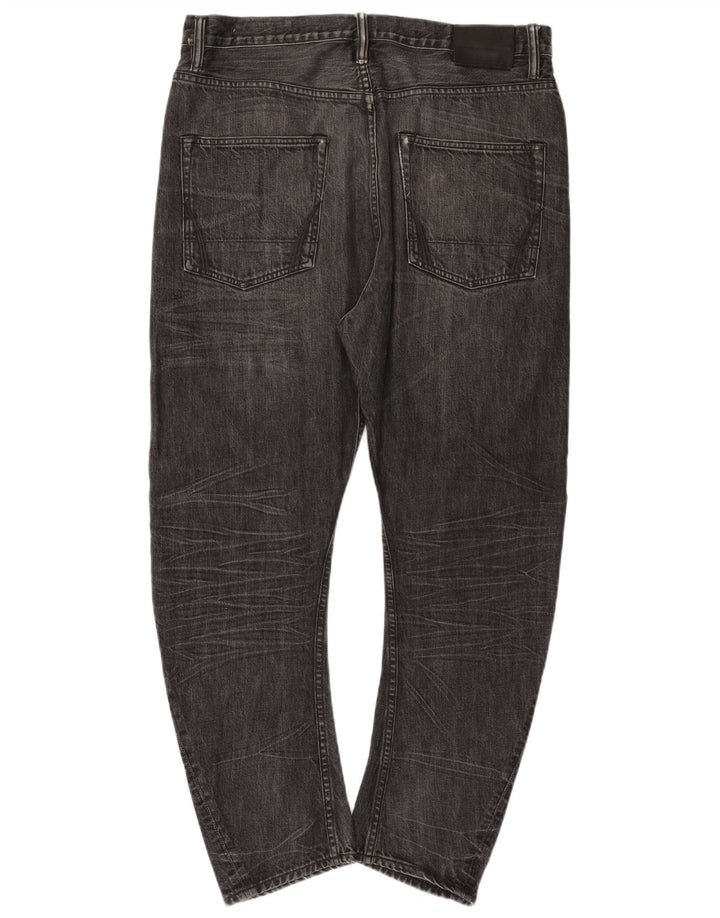 All Saints Ανδρικό Slim Jeans W34 L27 Μαύρο βαμβακερό