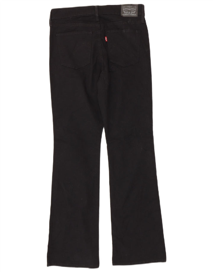 Γυναικείο τζιν Levi's Bootcut W28 L30 μαύρο βαμβακερό