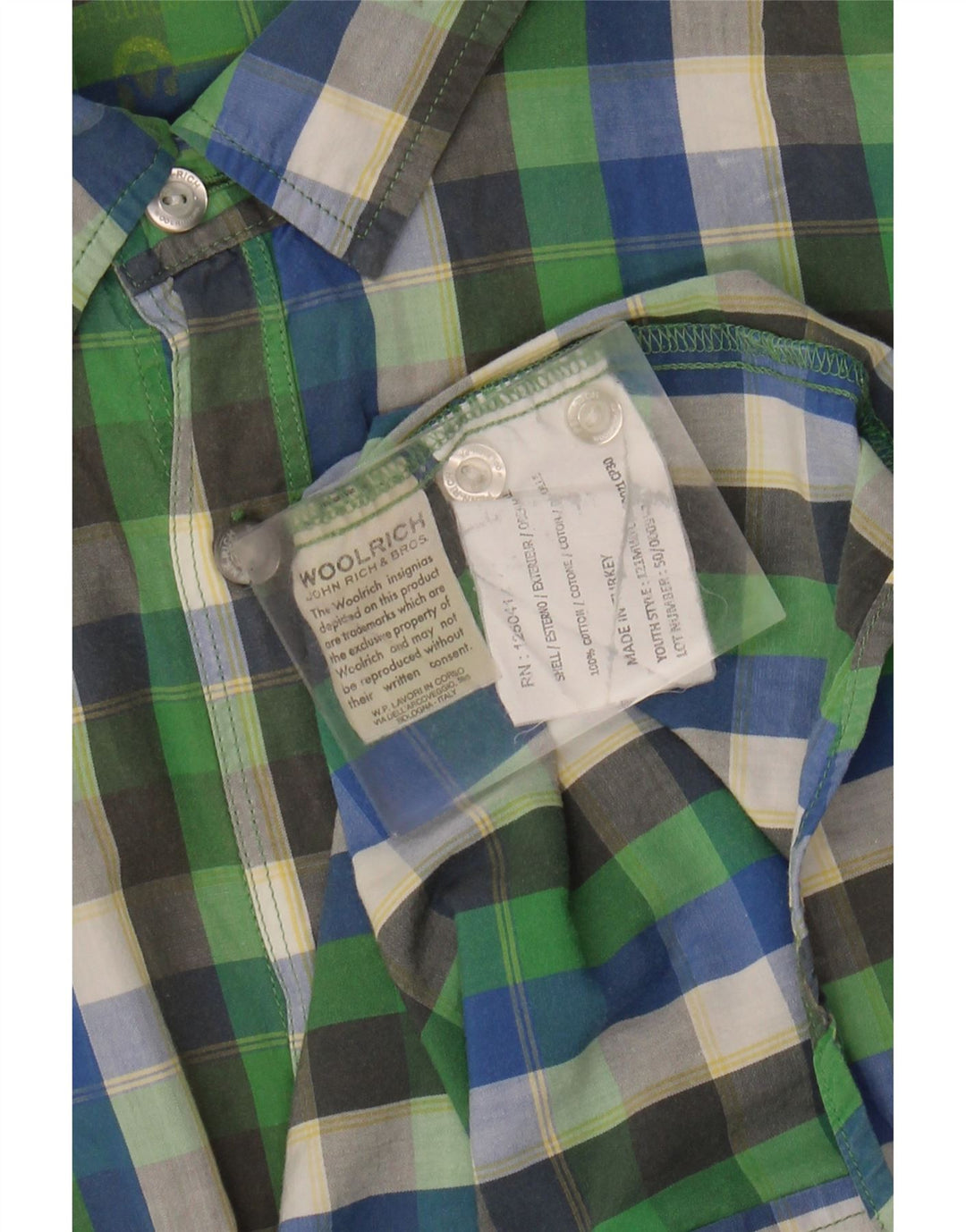 WOOLRICH Mens Shirt XL Multicoloured Check Cotton