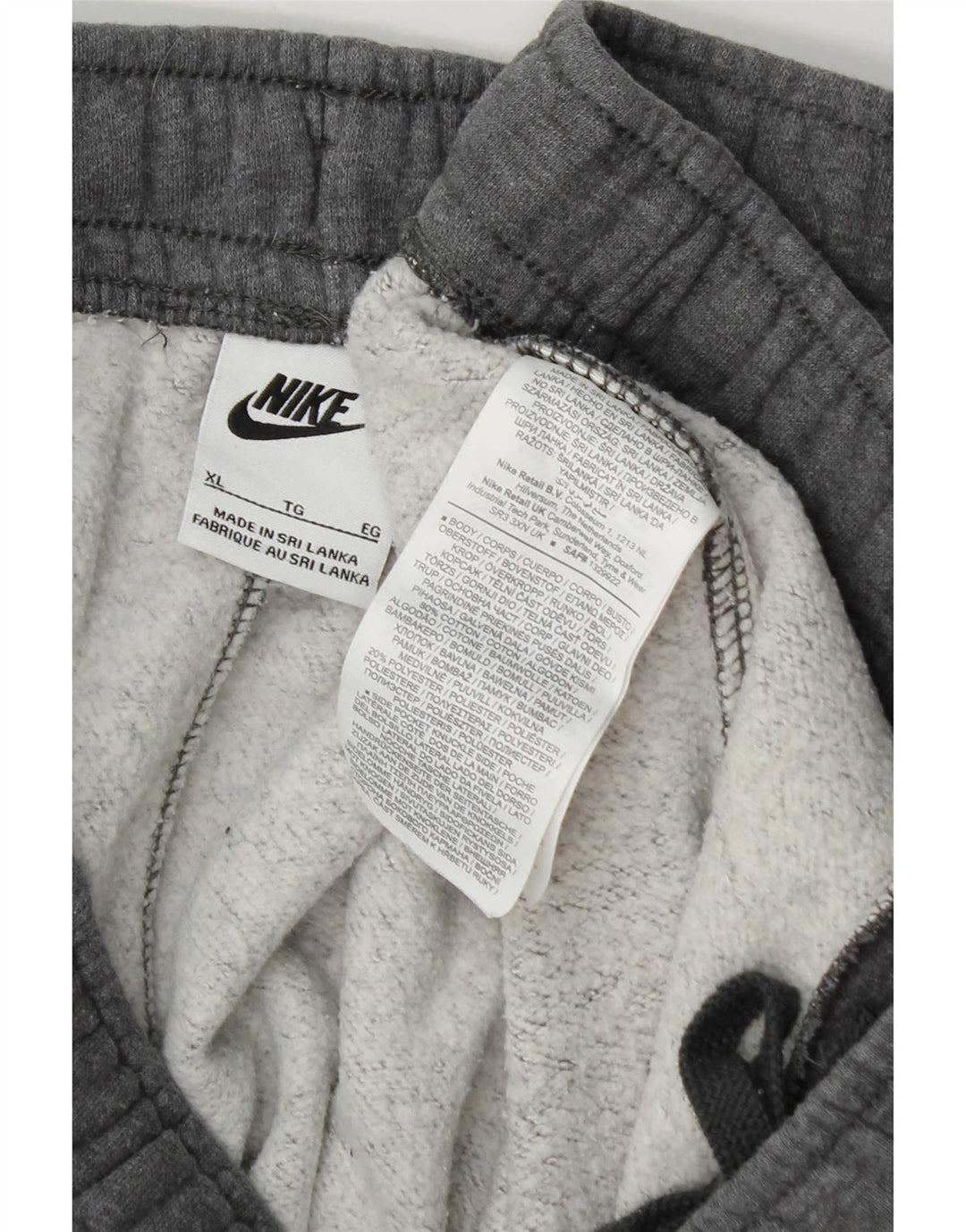 Ανδρική φόρμα Nike Παντελόνι XL Γκρι βαμβακερό