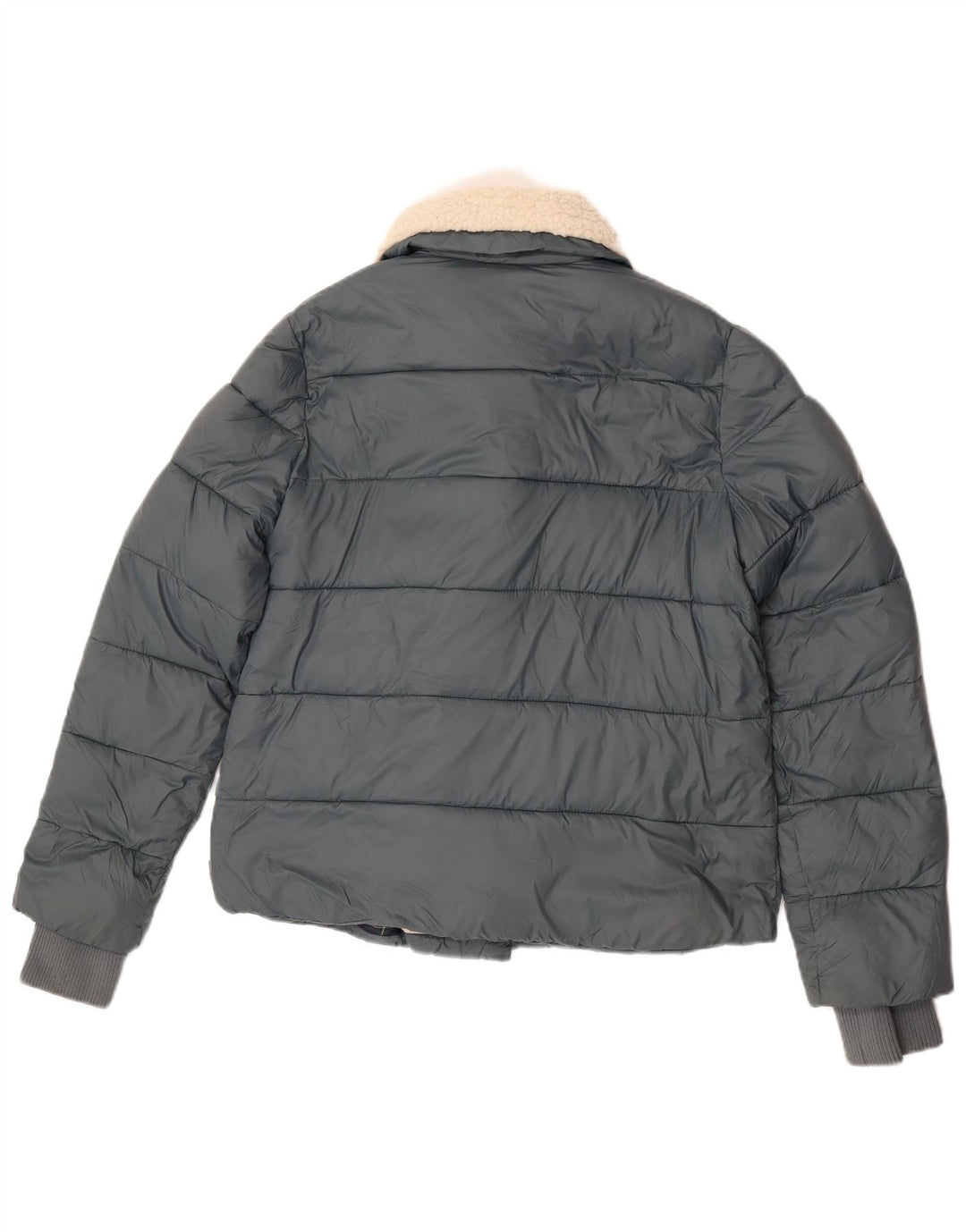 White Stuff Γυναικείο μπουφάν UK 10 Small Blue Nylon