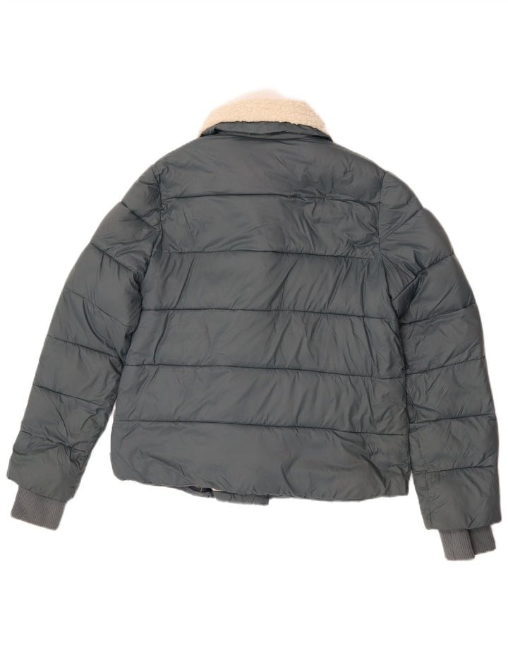 White Stuff Γυναικείο μπουφάν UK 10 Small Blue Nylon