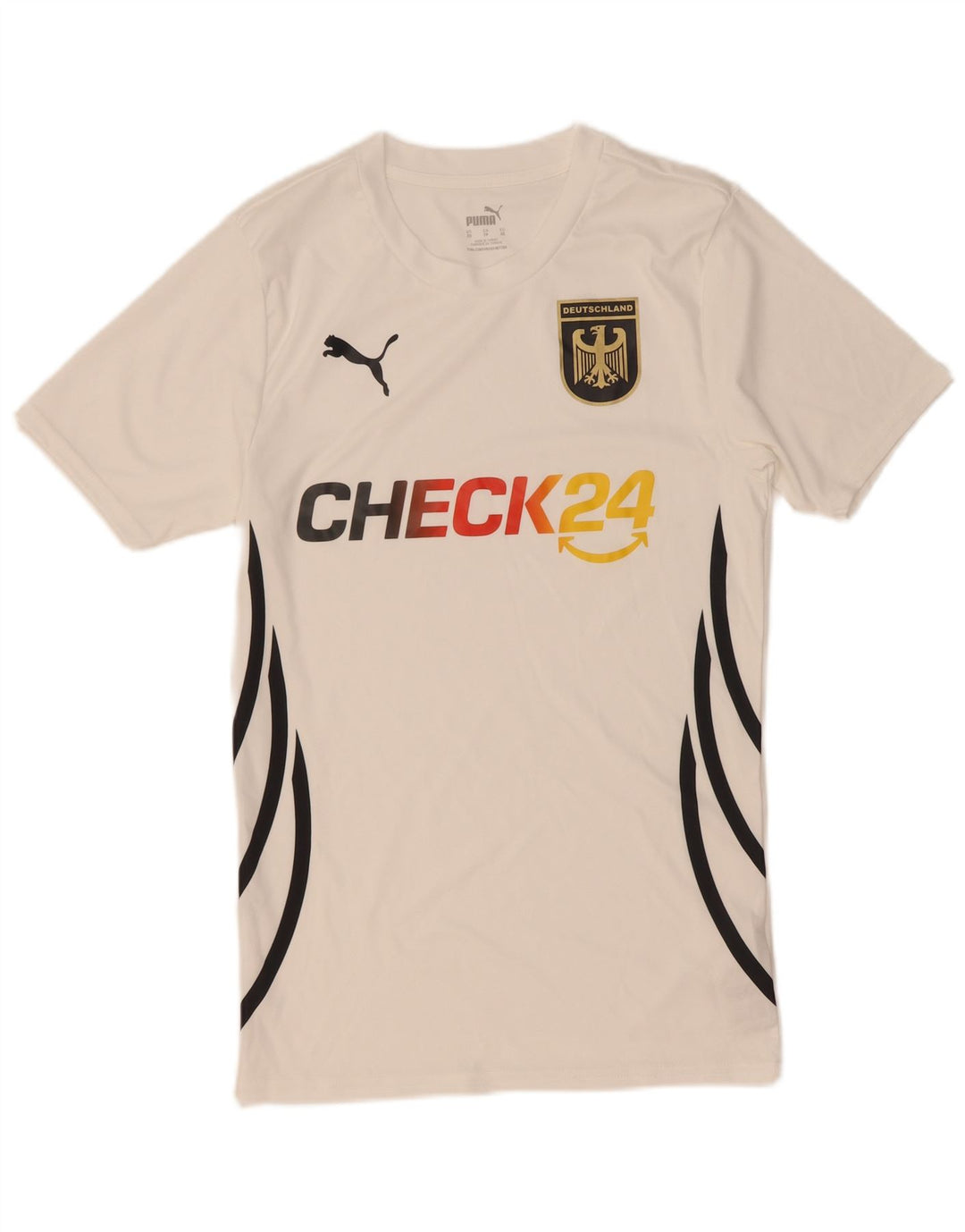 Γραφικό T-Shirt Puma Mens Deutshland Top XS Λευκός Πολυεστέρας