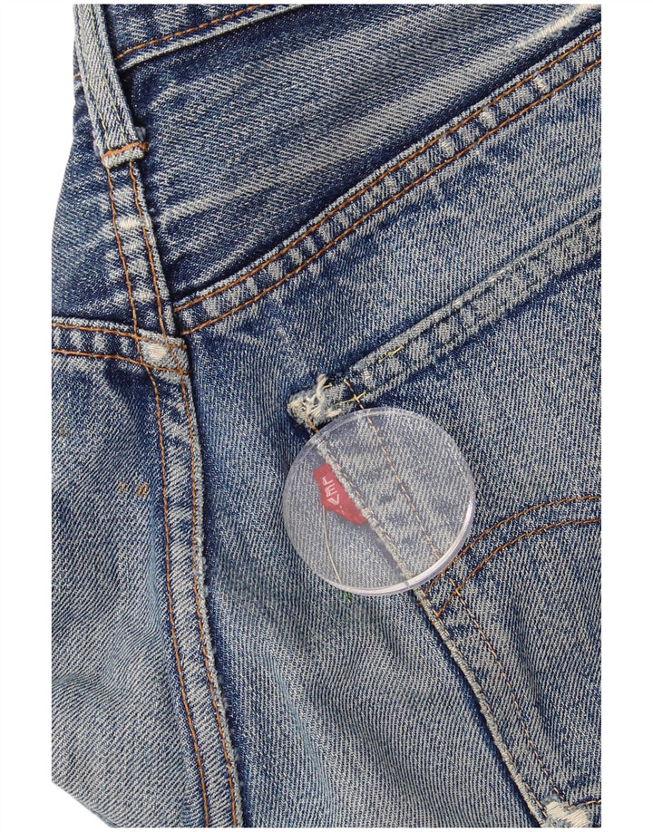 Γυναικείο τζιν σορτς Levi's W28 μεσαίο μπλε