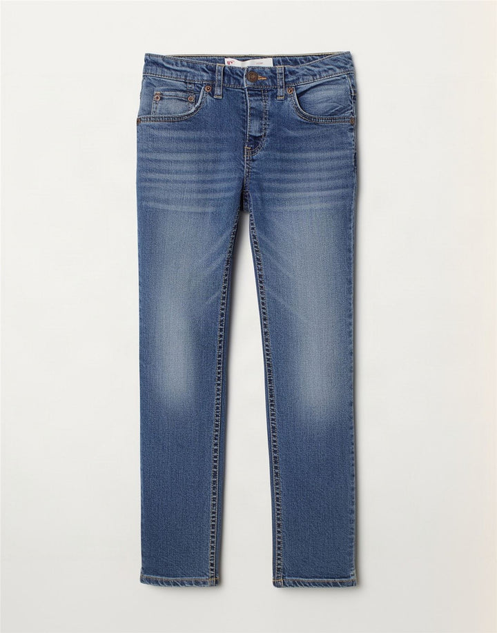 Levi's Boys 511 Slim Jeans 7-8 ετών W22 L23 Μπλε βαμβακερό