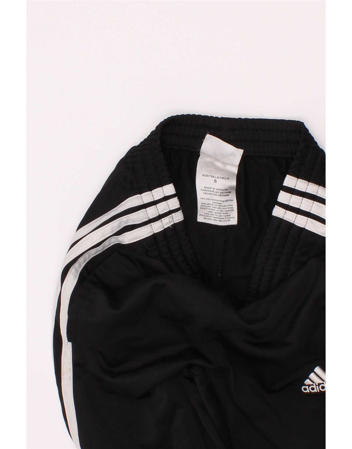 Παντελόνι αθλητικής φόρμας Adidas Boys 5-6 ετών Μαύρο Πολυεστέρα