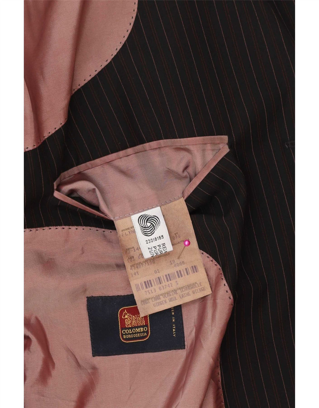 Hugo Boss Ανδρικό σακάκι σακάκι με 3 κουμπιά IT 52 XL Κλασικό μάλλινο μαύρο ρίγες
