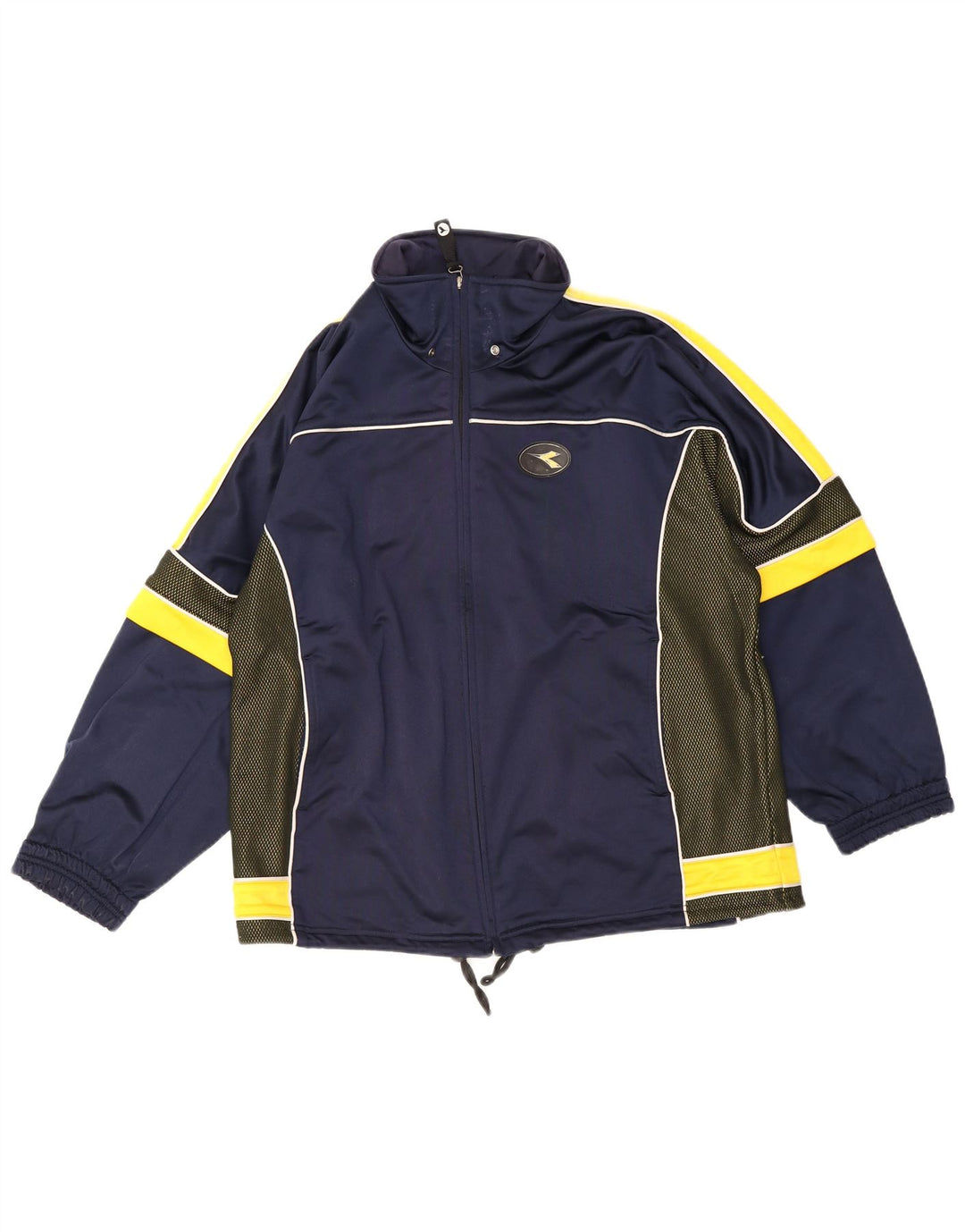 Ανδρική φόρμα Diadora Top Jacket UK 38 Medium Navy Blue Colourblock