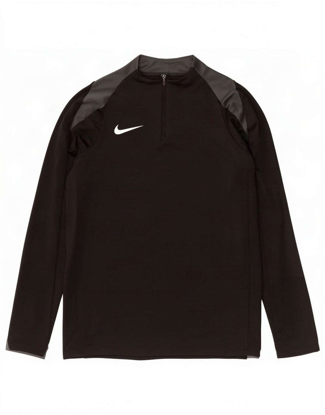 Ανδρική φόρμα Nike με φερμουάρ πουλόβερ με φερμουάρ Dri Fit Top Large Μαύρο Πολυεστέρας