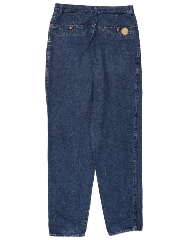 POP 84 Γυναικείο ψηλόμεσο τζιν IT 48 XL W34 L32 Μπλε βαμβακερό