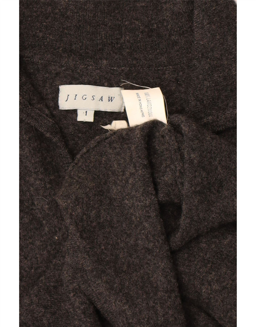 Γυναικείο φόρεμα 3/4 με μανίκια UK 8 Small Lambswool σε γκρι