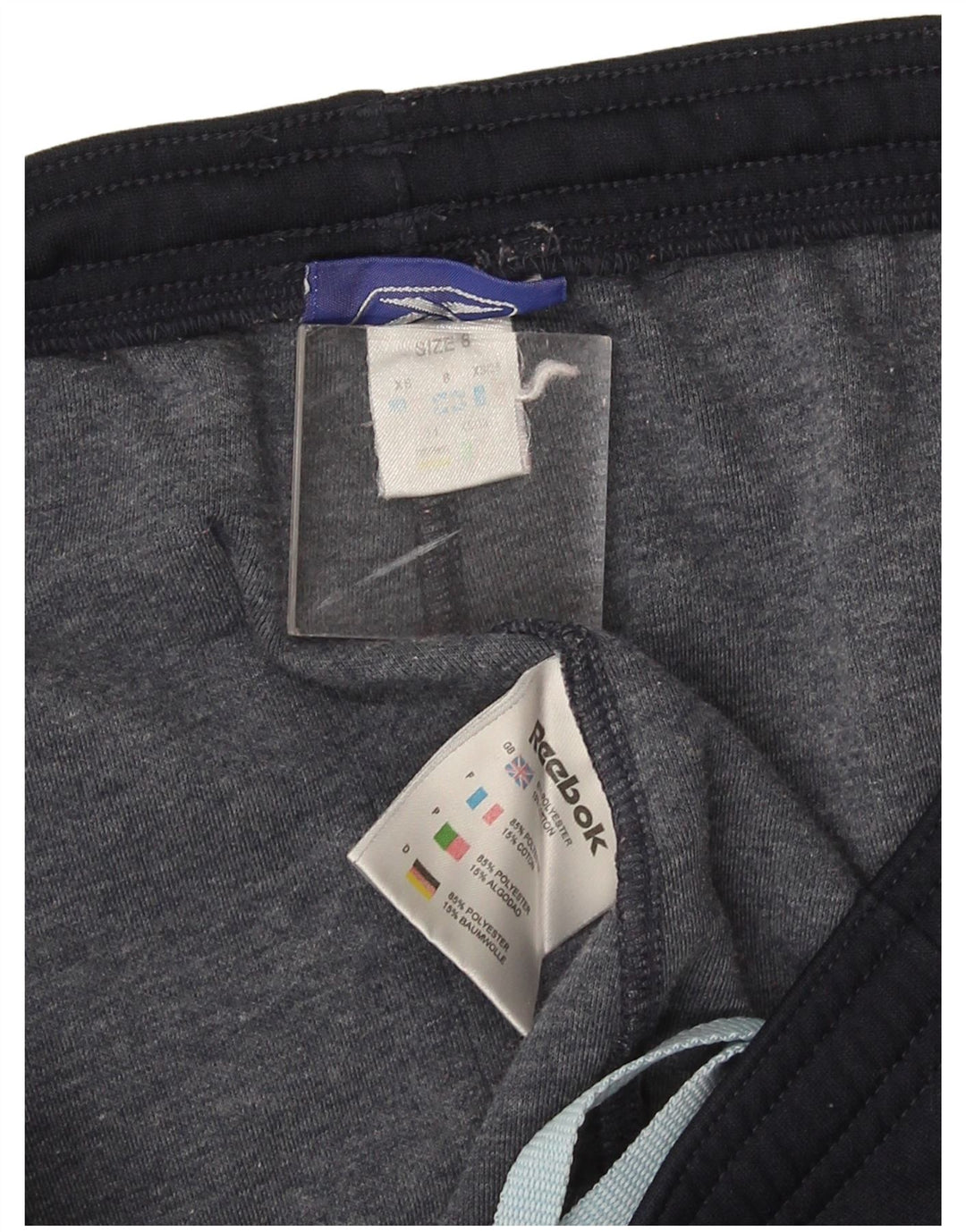 Γυναικεία αθλητική φόρμα Reebok Παντελόνι UK 8 Small Navy Blue Polyester