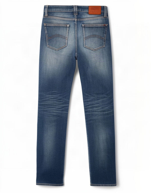 Tommy Hilfiger Womens Straight Jeans W28 L32 Blue Cotton