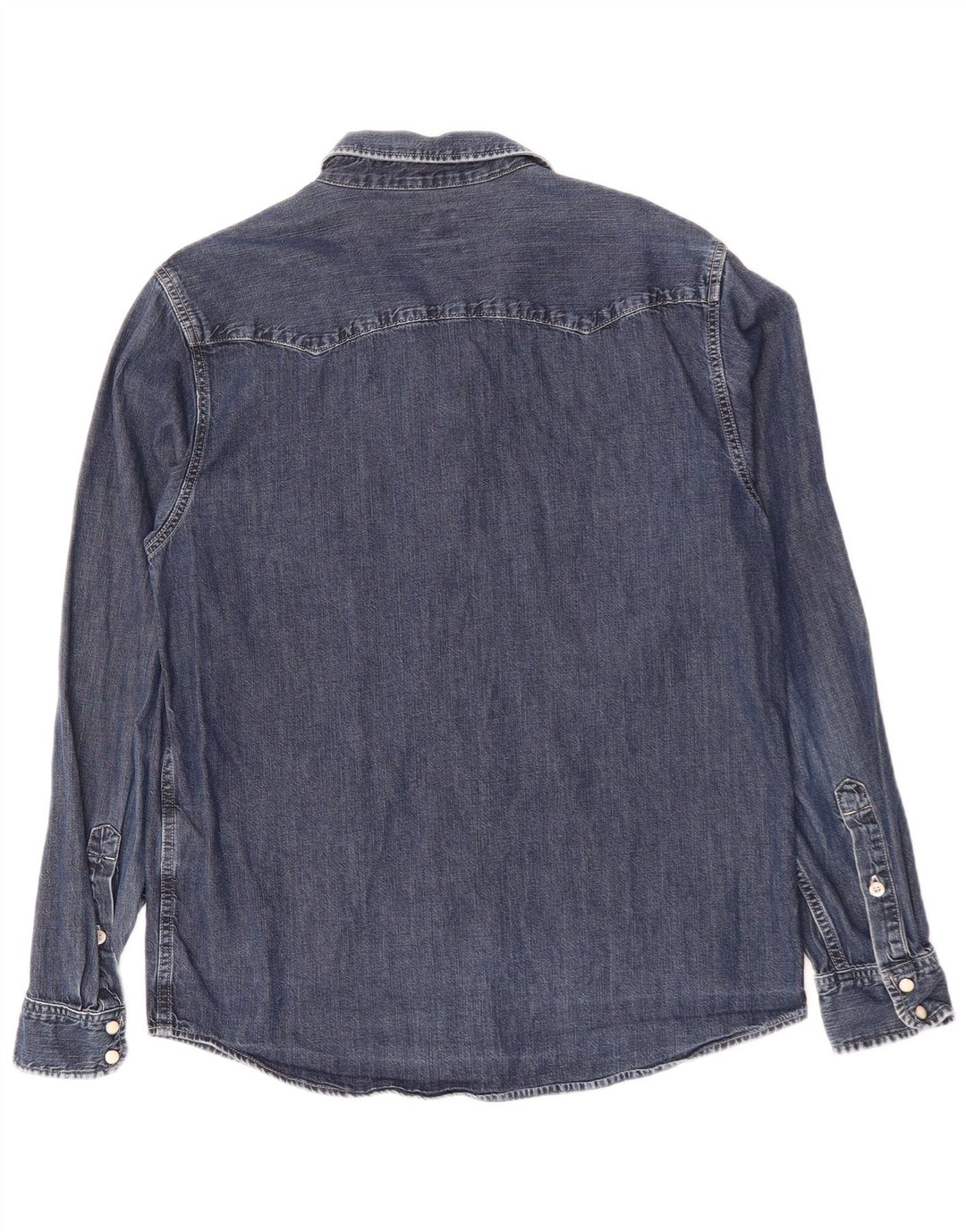 Ανδρικό τζιν πουκάμισο LEE μεγάλο μπλε ναυτικό βαμβακερό