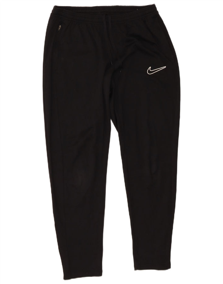 Ανδρικό παντελόνι αθλητικής φόρμας Nike Dri Fit μεγάλο μαύρο πολυεστέρα